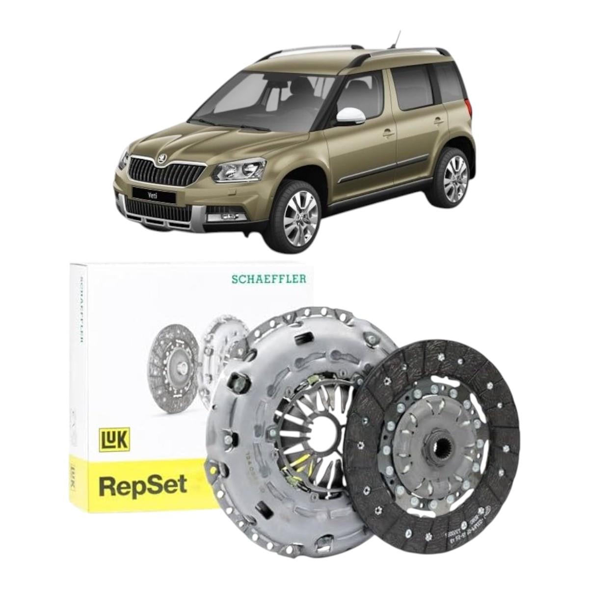 Skoda Yeti Debriyaj Seti Rulmansız 2.0TDI 2009-2016 022141015AA