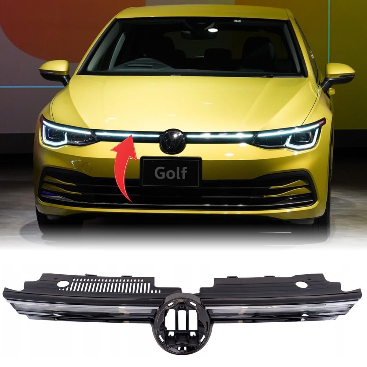 Vw Golf 8 Ön Panjur Beyaz Kayar Ledli 2021-2023 5H0853653