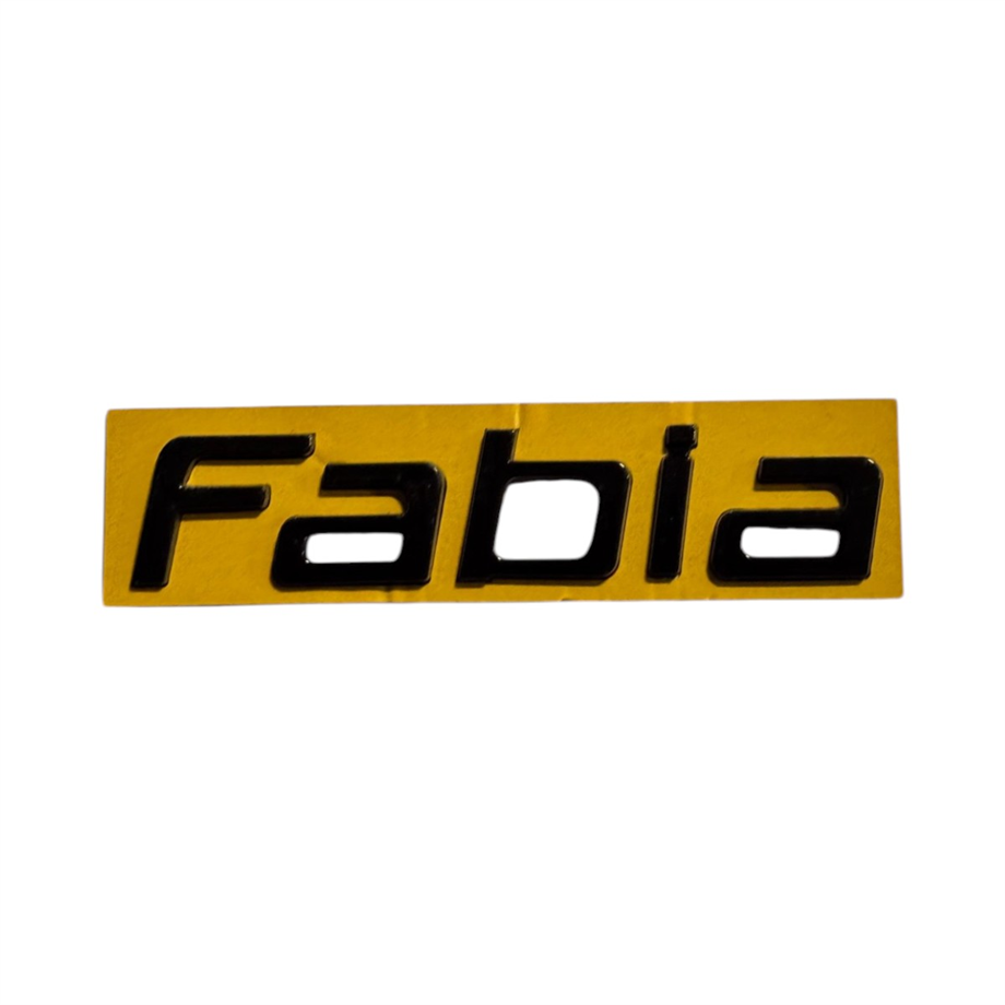 Skoda Fabia Yazı Siyah 2006-2014 Yapıştırma