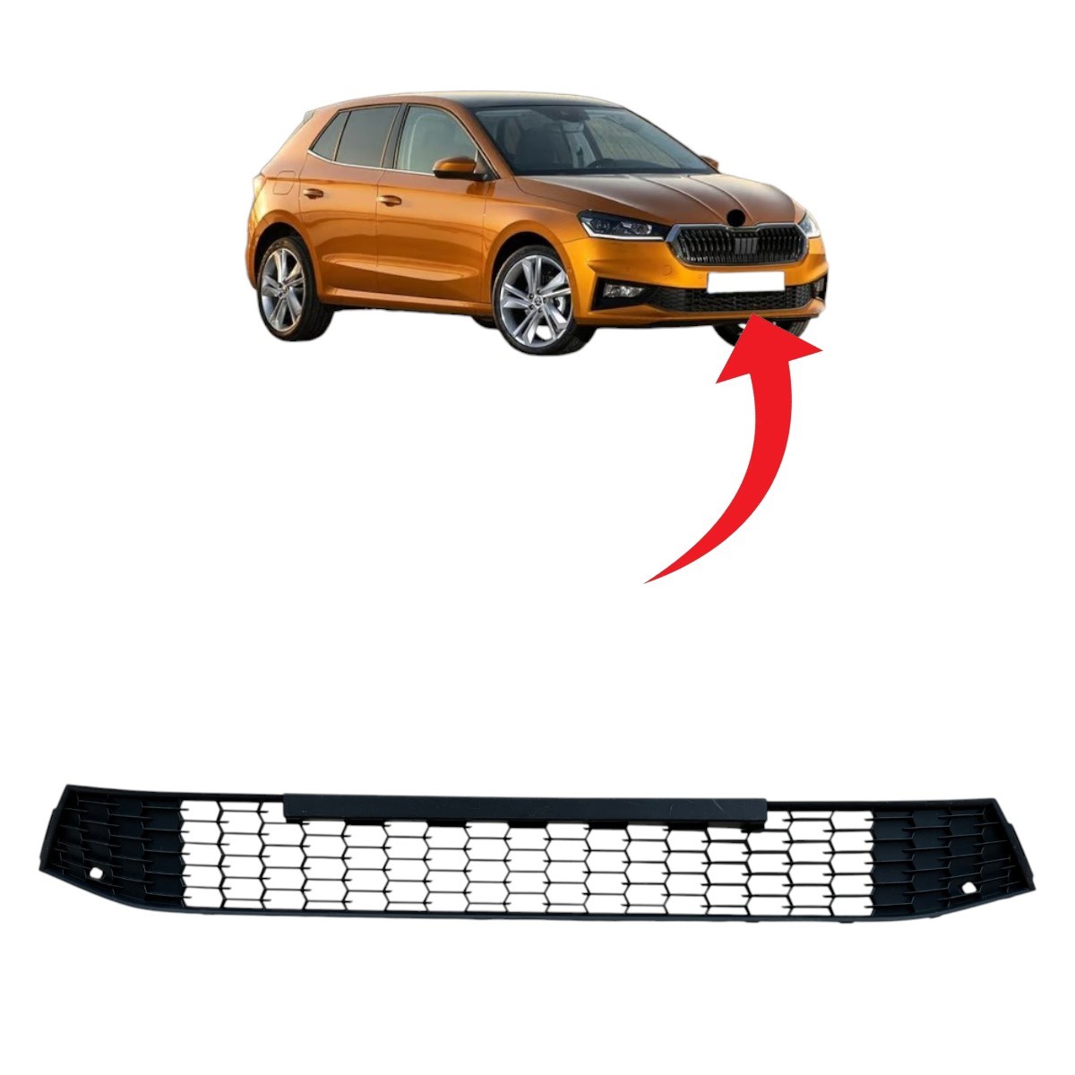 Skoda Fabia Orta Izgara 2022-2025 6VA853677 9B9