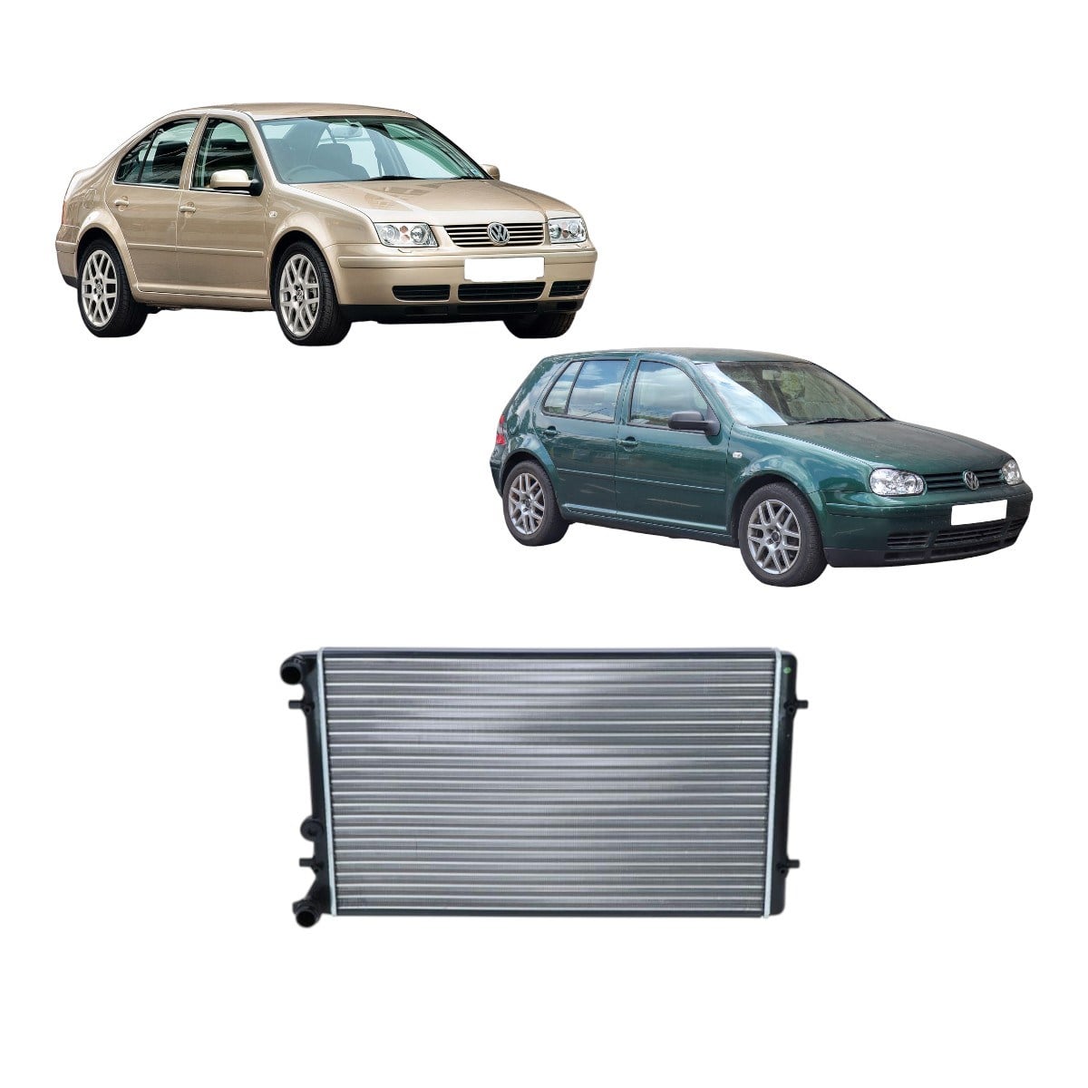 Golf4 Bora Su Radyatörü 1.6 AKL 1.9TDI AGR 1998-2005 1J0121253N