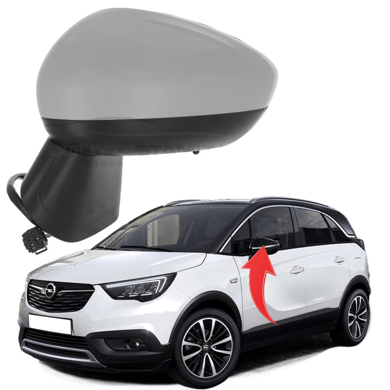 Crossland X Sol Ayna Elektrikli Isıtmalı Astarlı 5 Pin 2017- 13485128