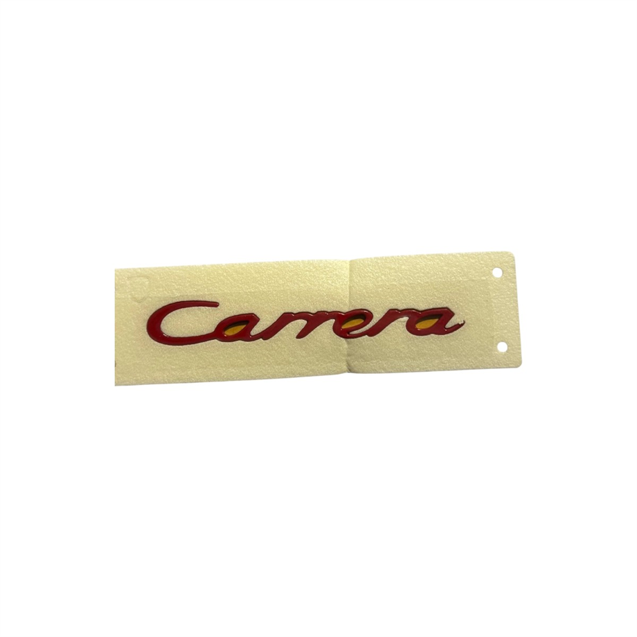 Porsche Carrera Yazı 2cm-15cm Kırmızı Yapıştırma