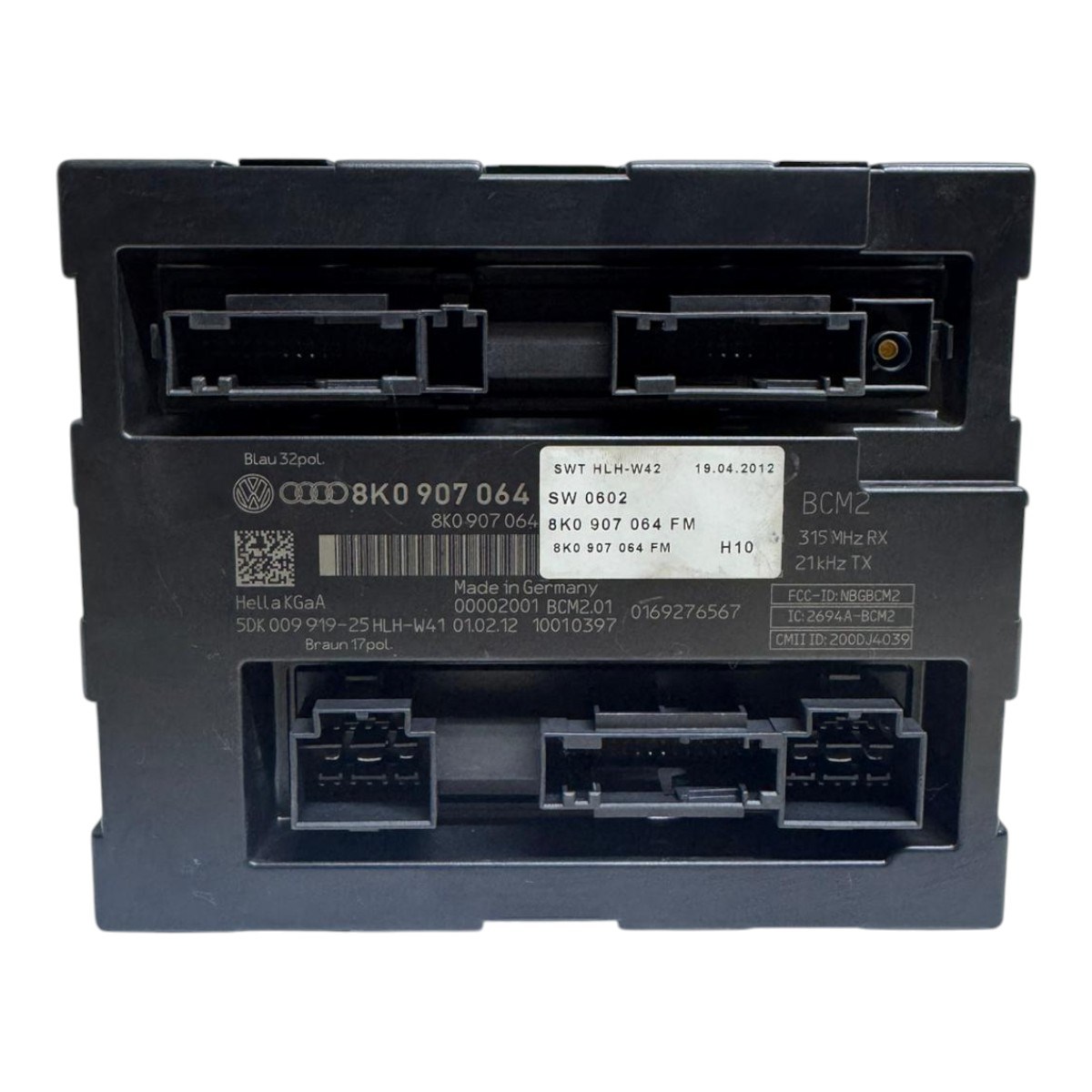 Audi A4-A5 Bcm Kontrol Ünitesi 2009-2015 8K0907064FM