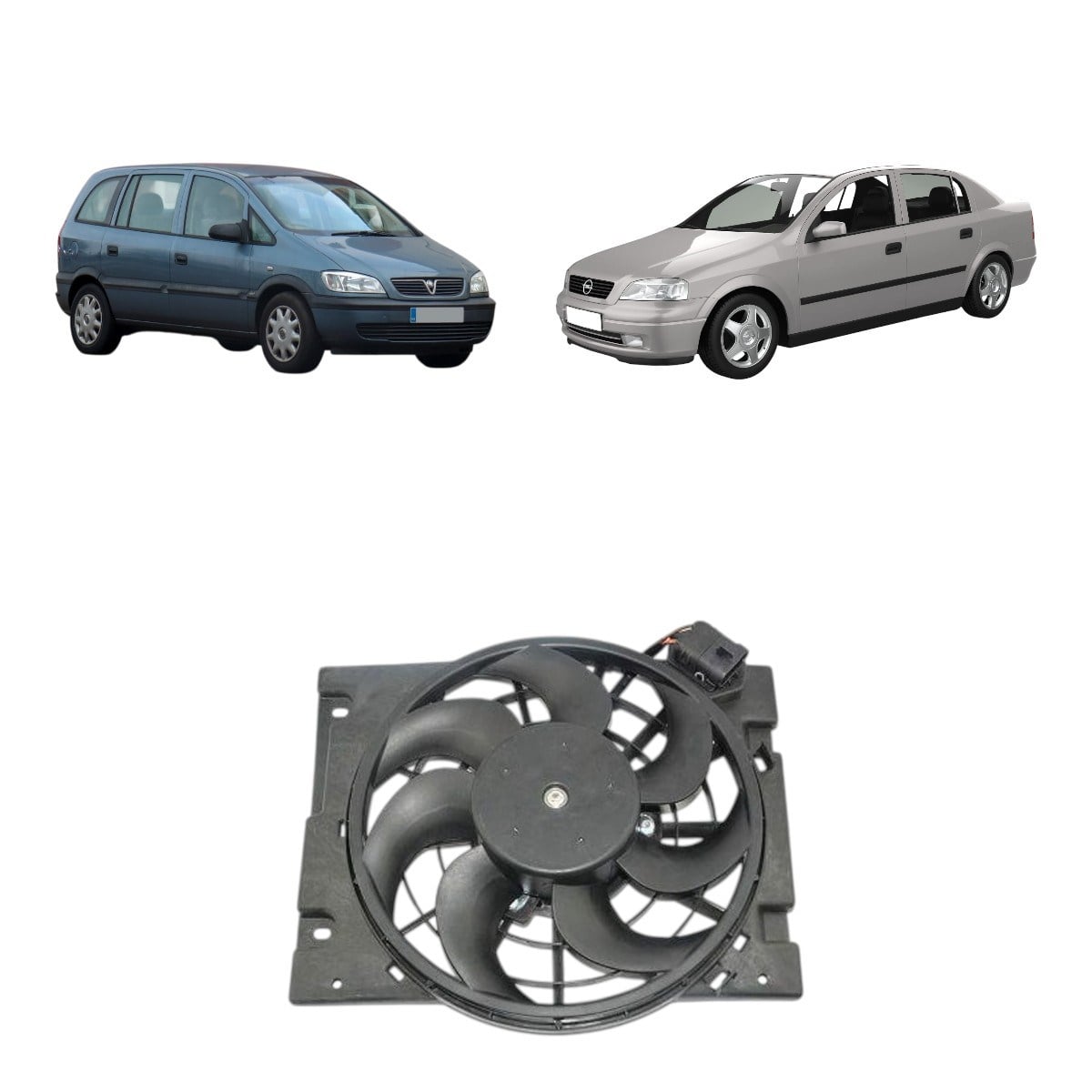 Astra G-Zafira A Fan Motoru Davlumbazlı 1998-2004 1341345