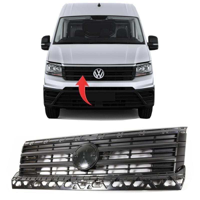 Vw Crafter Ön Panjur Saten Siyah 2017 Sonrası 7C0853653J