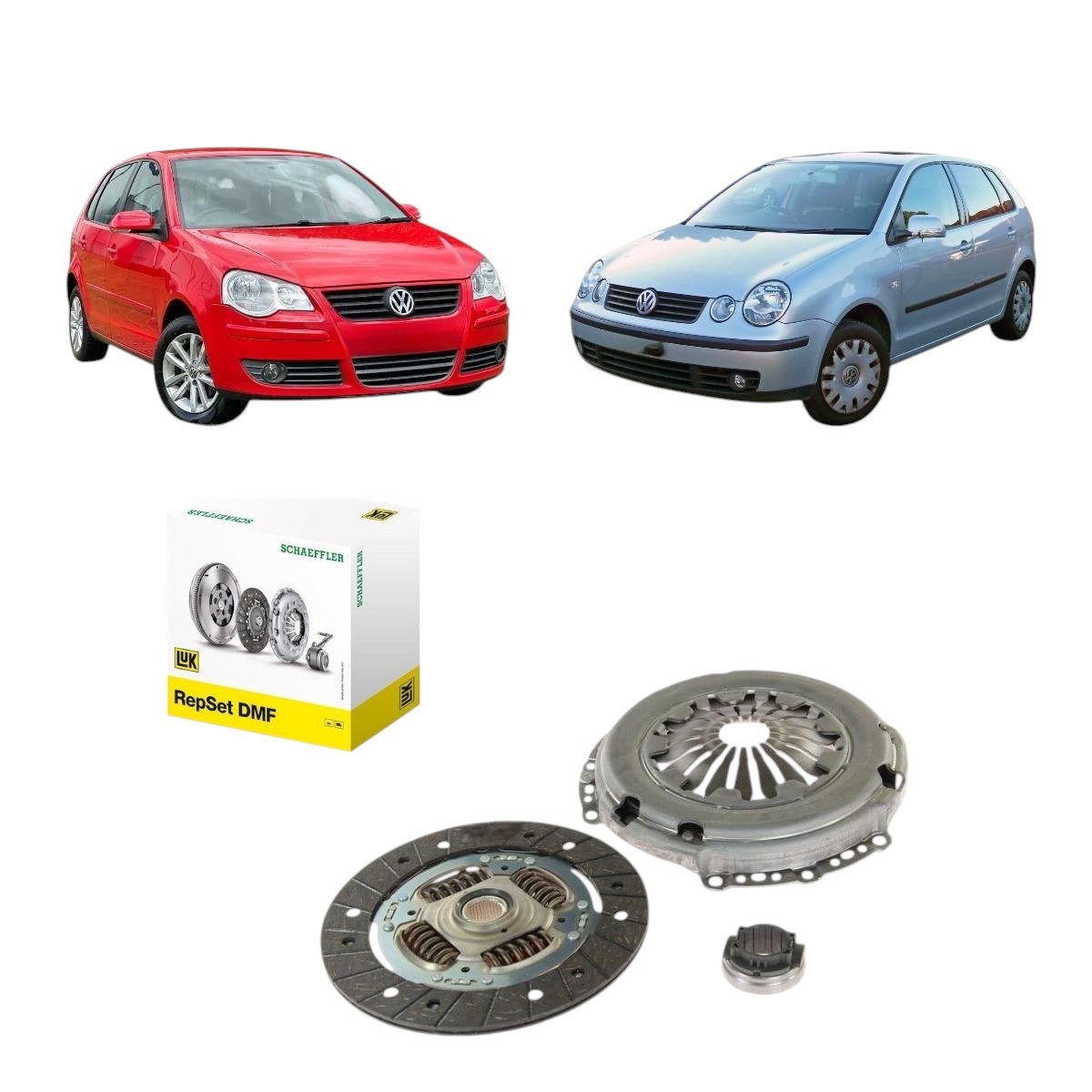 Vw Polo 1.4 16V Benzinli Debriyaj Seti 2002-2009 03C141025D