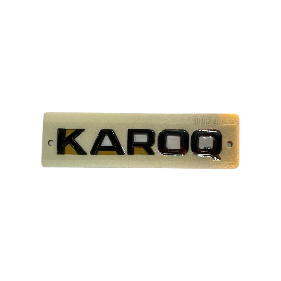 Skoda Karoq Yazı Siyah Yapıştırma