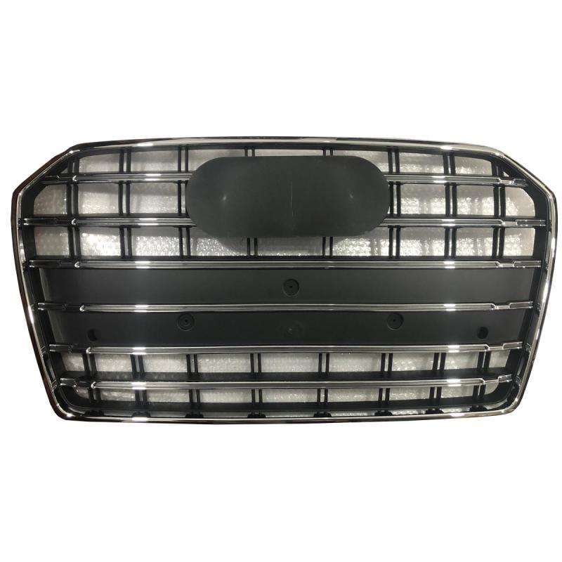 Audi A6 Ön Panjur Mat Siyah Kromlu 2016-2019 4G0853651Ag