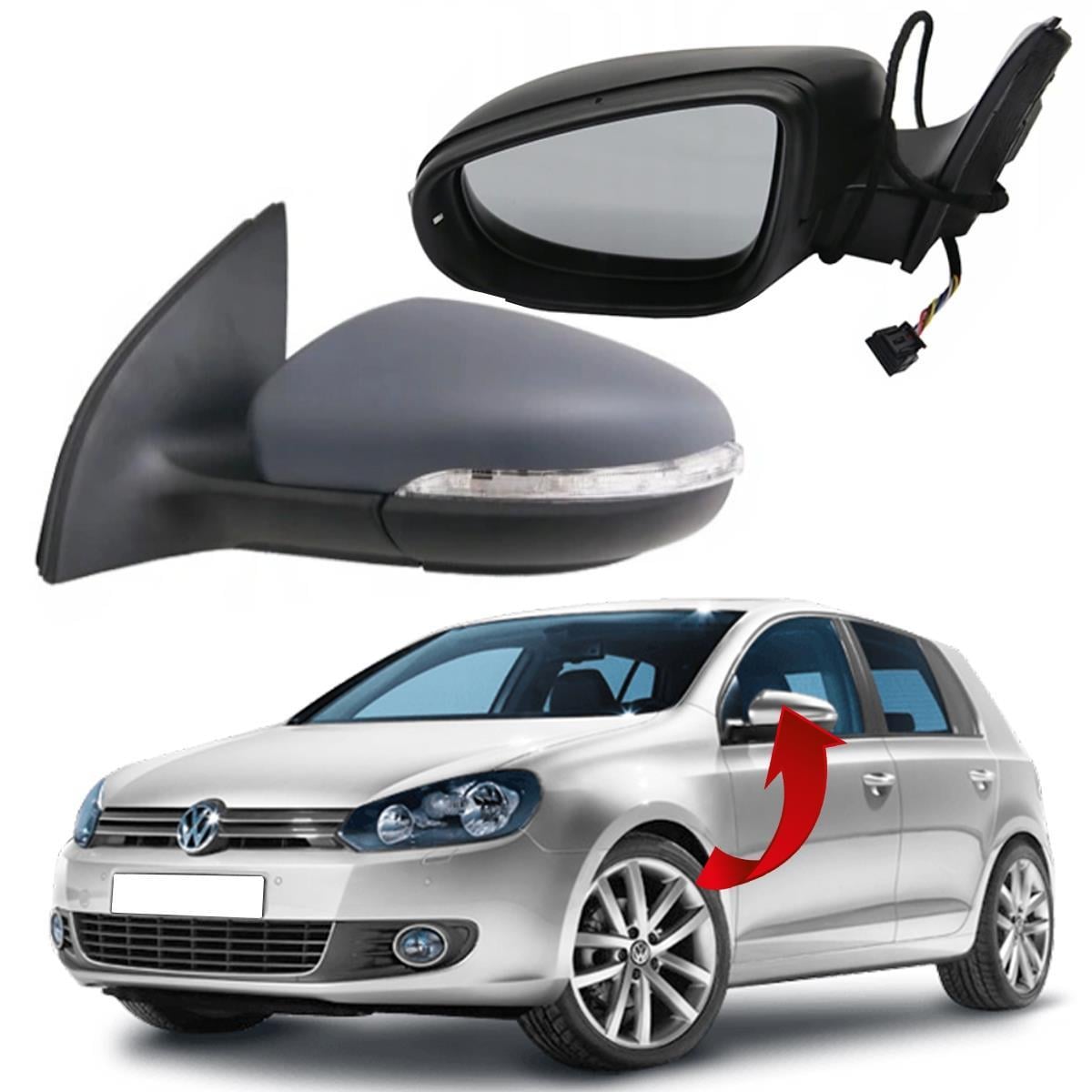 Vw Golf6 Sol Ayna Komple 2009-2012 5K0857507AD