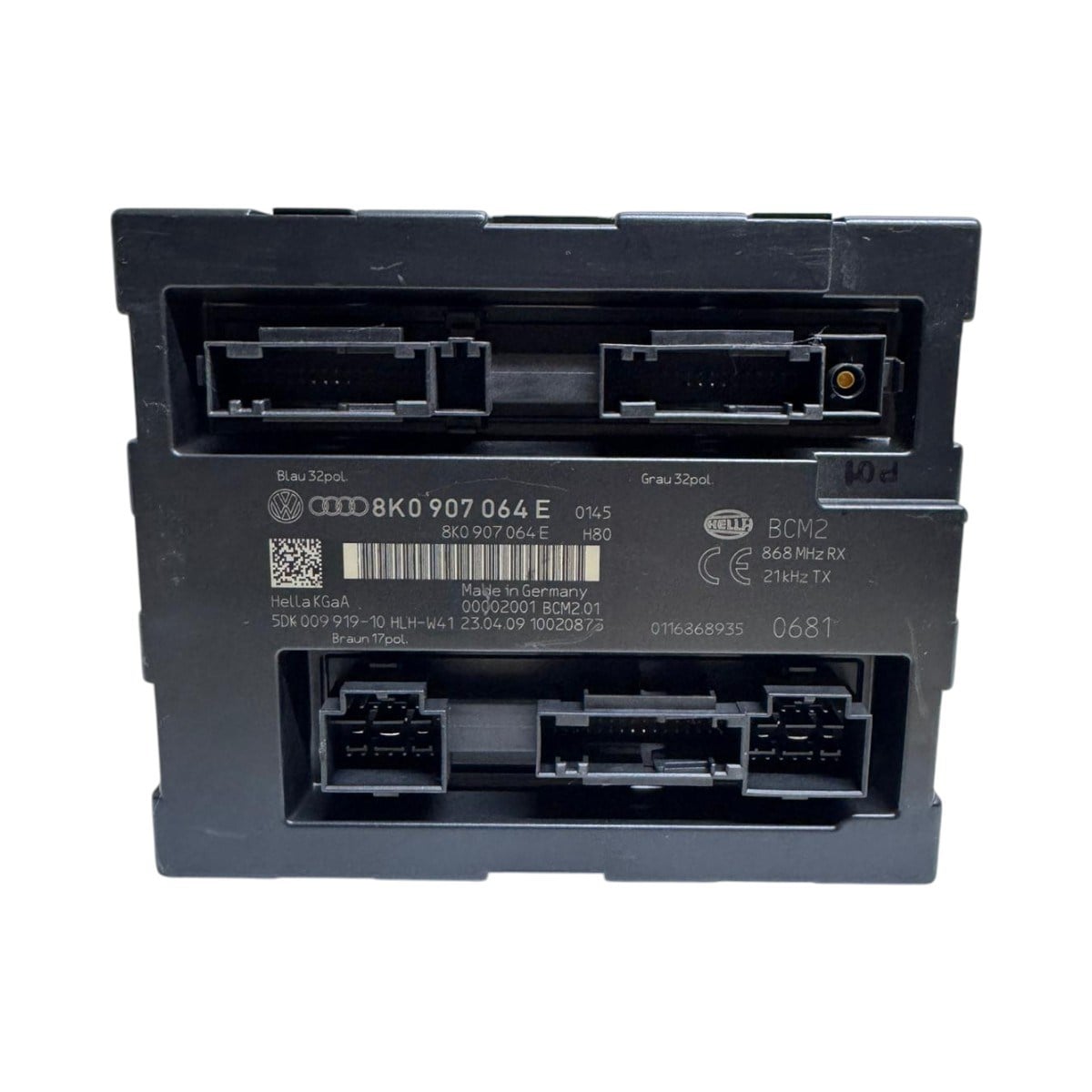 Audi A4-A5 Bcm Kontrol Ünitesi 2009-2015 8K0907064E