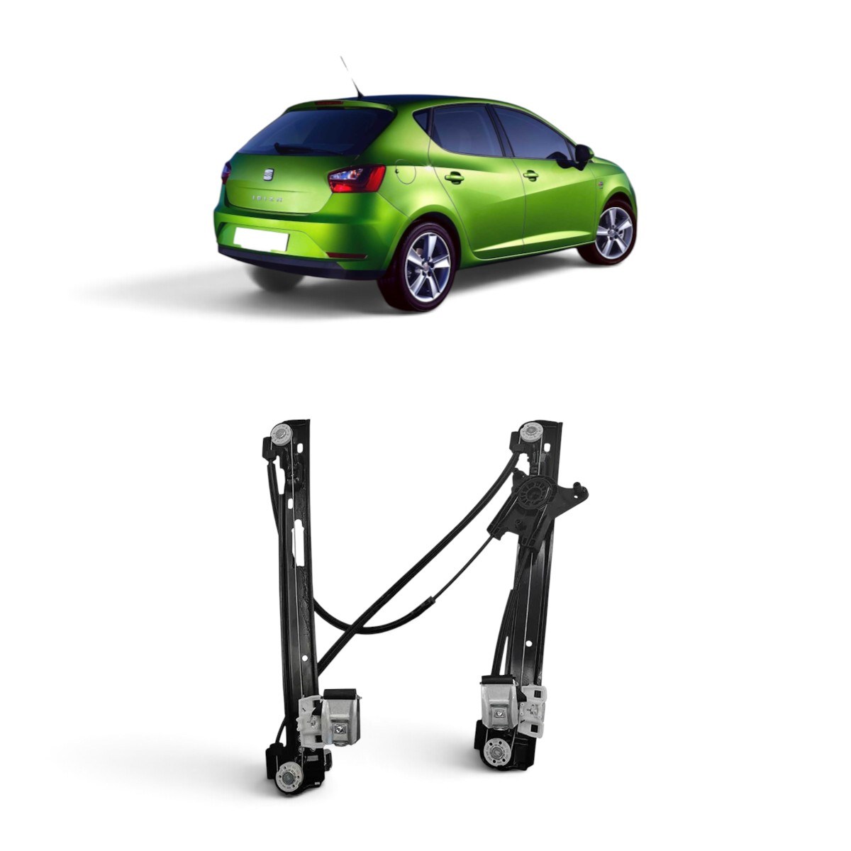 Seat İbiza Kapı Cam Mekanizması Ön Sağ 2009-2015 6J4837462