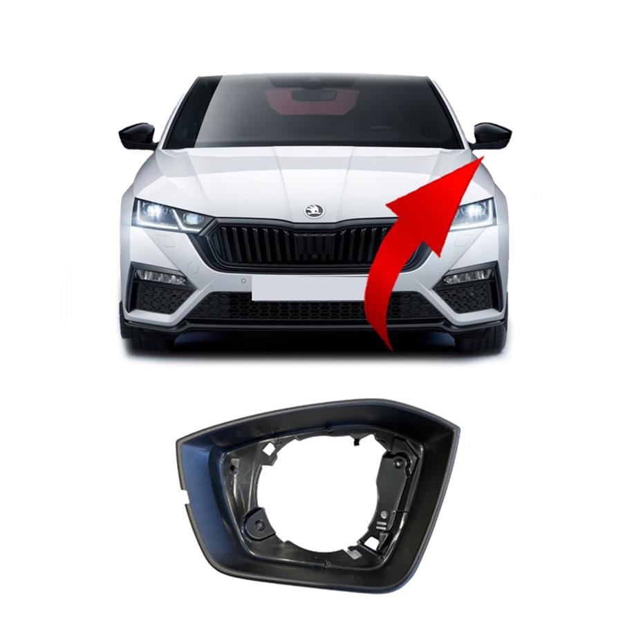 Skoda Octavia Ayna Çerçevesi Sol 2021-2024 5E3857531