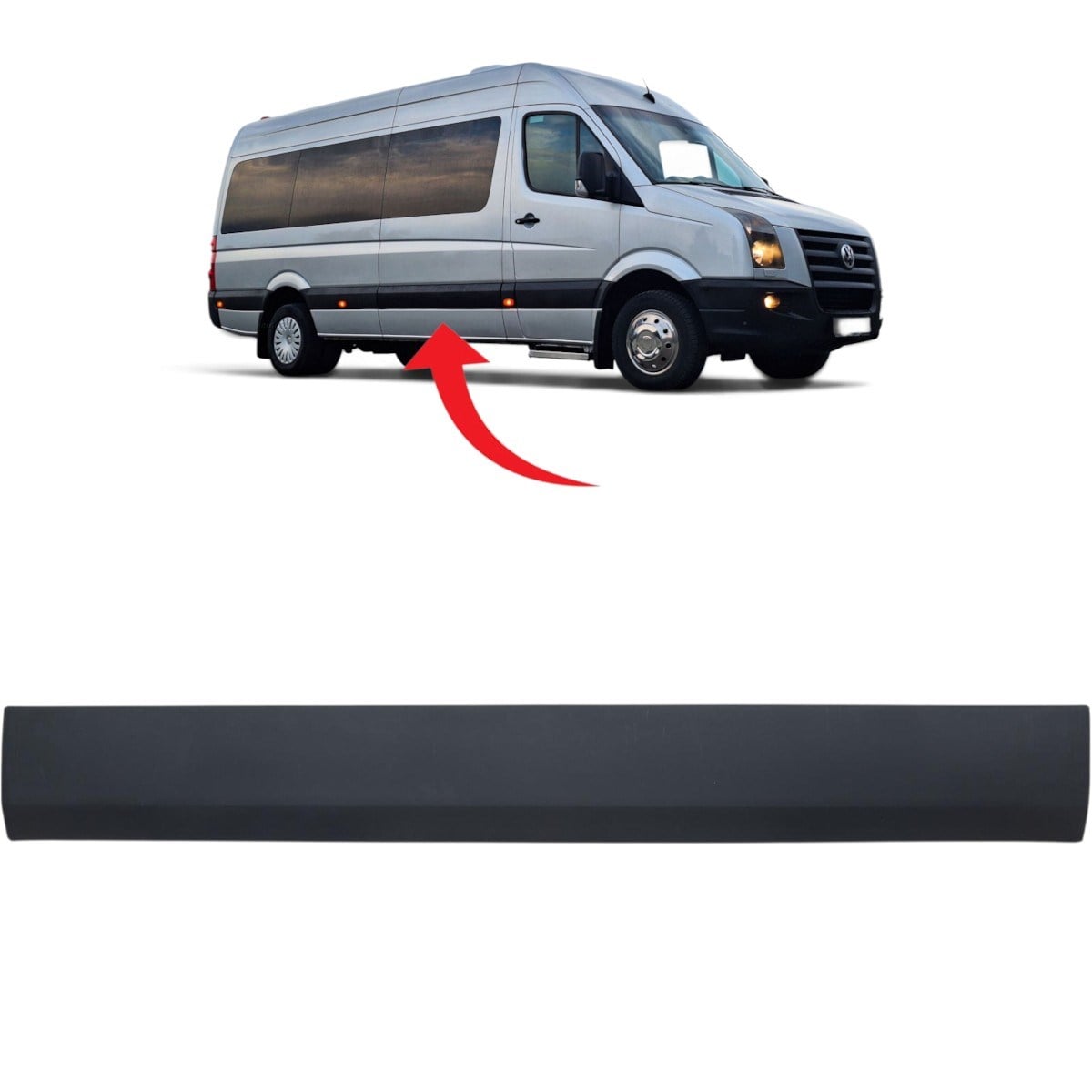 Vw Crafter Kapı Bandı Orta Sağ 152cm 2006-2016 2E1853536BJ