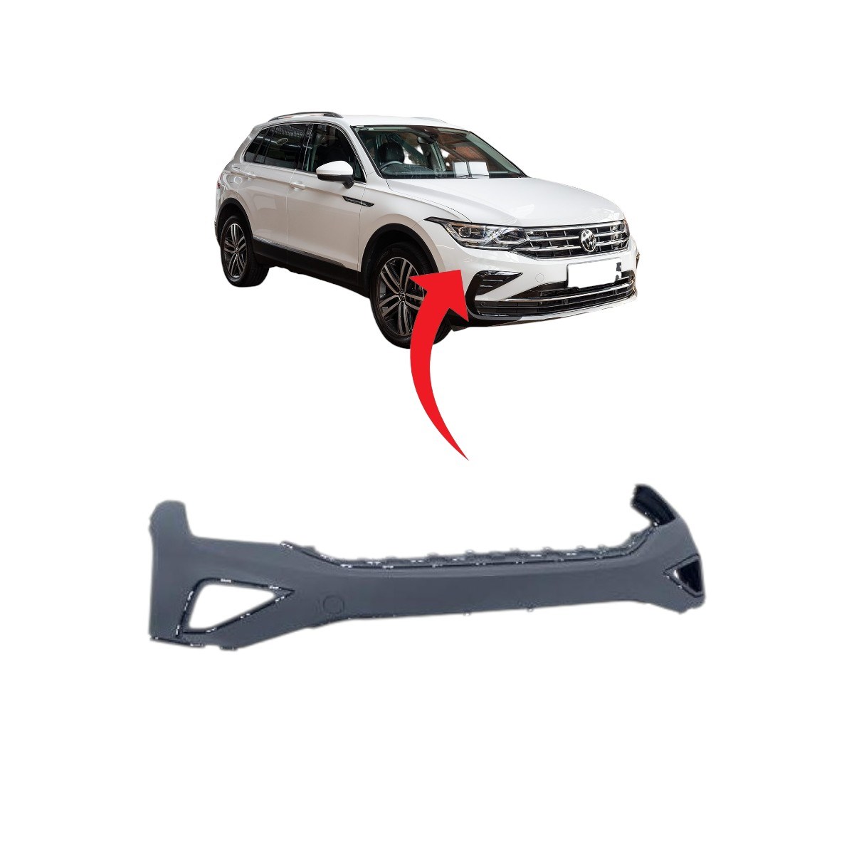Vw Tiguan Ön Tampon 2020-2024 5NA807217DH GRU
