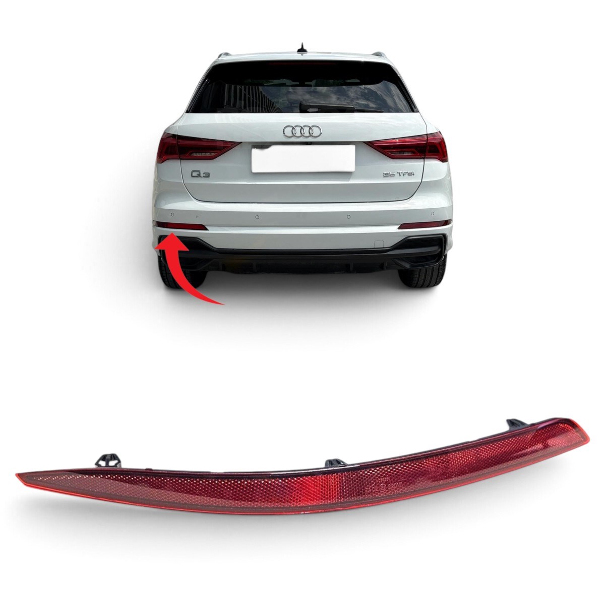 Audi Q3 Reflektör Sol 2020-2024 83A945105A