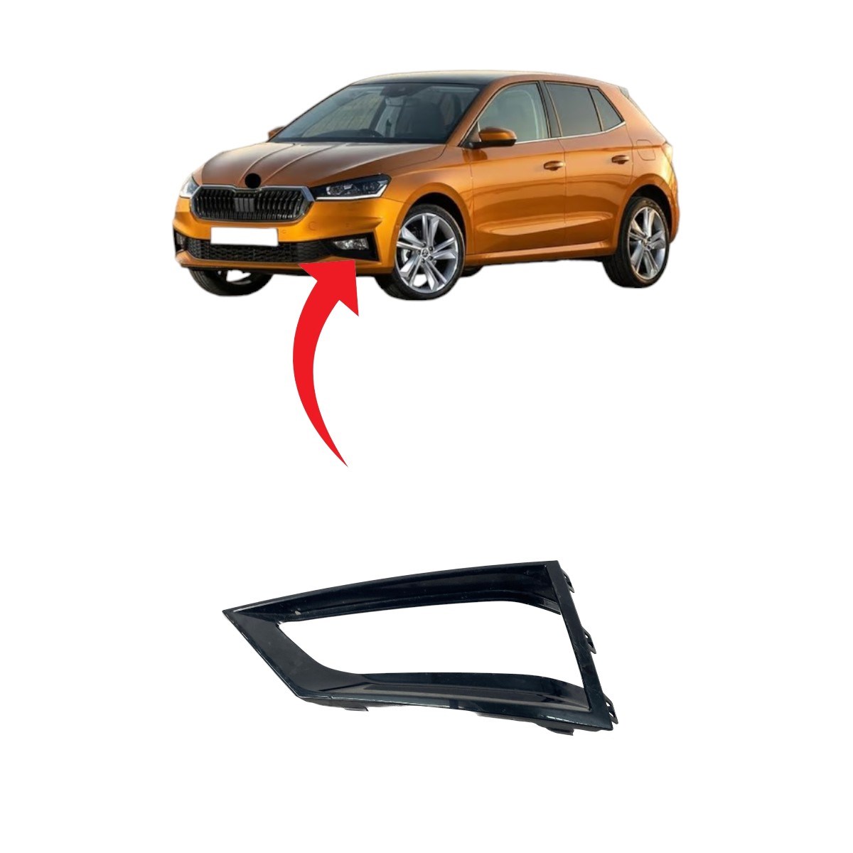 Skoda Fabia Sis Kapağı Sol 2022-2025 6VA807681 ZD4