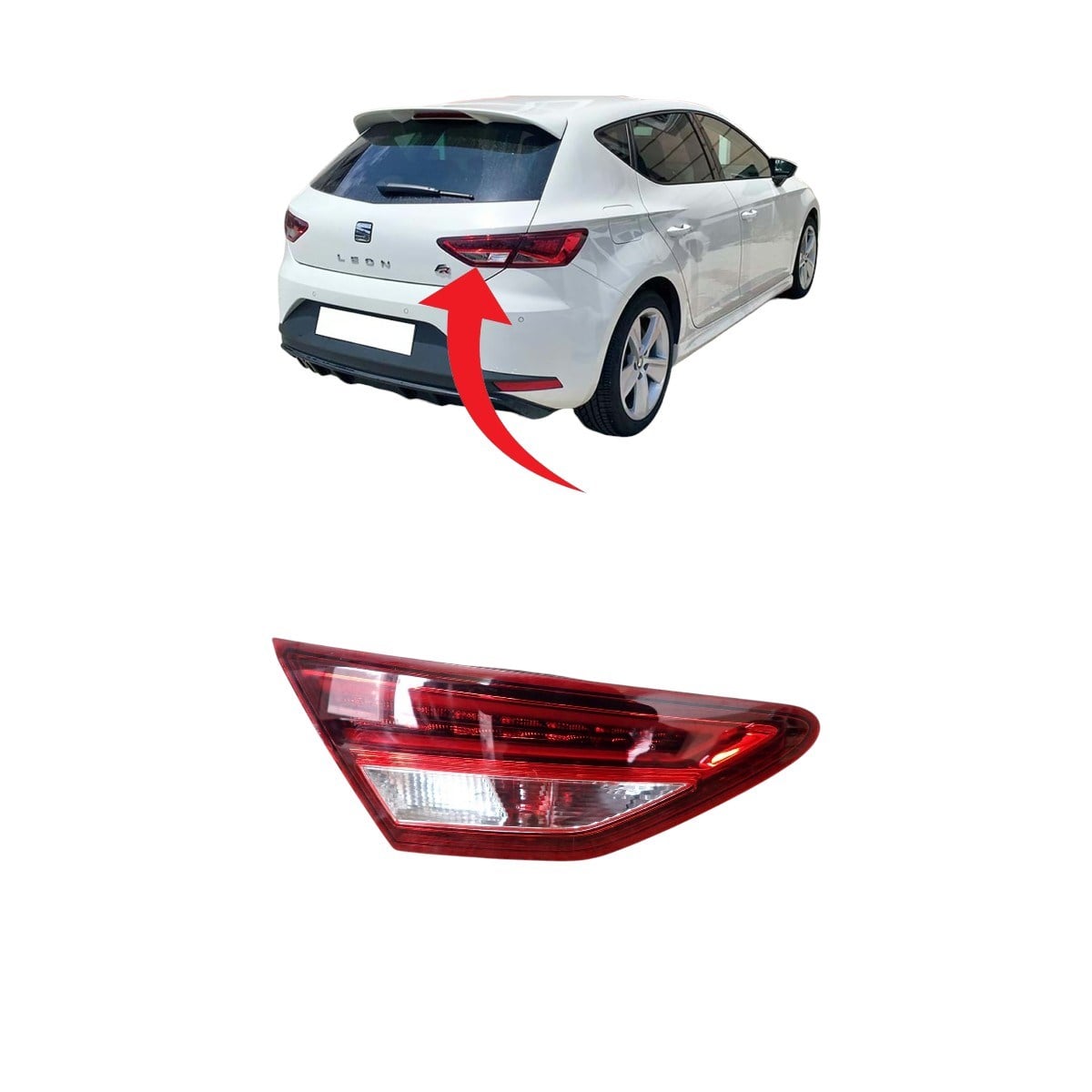 Seat Leon Sağ İç Stop Lambası Ledli 2013-2017 5F0945308L