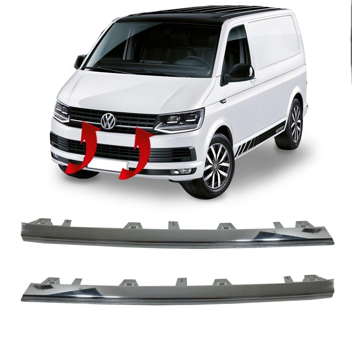 Vw Transporter T7 Sol Ön Süs Cıtası Krom 7E5853101