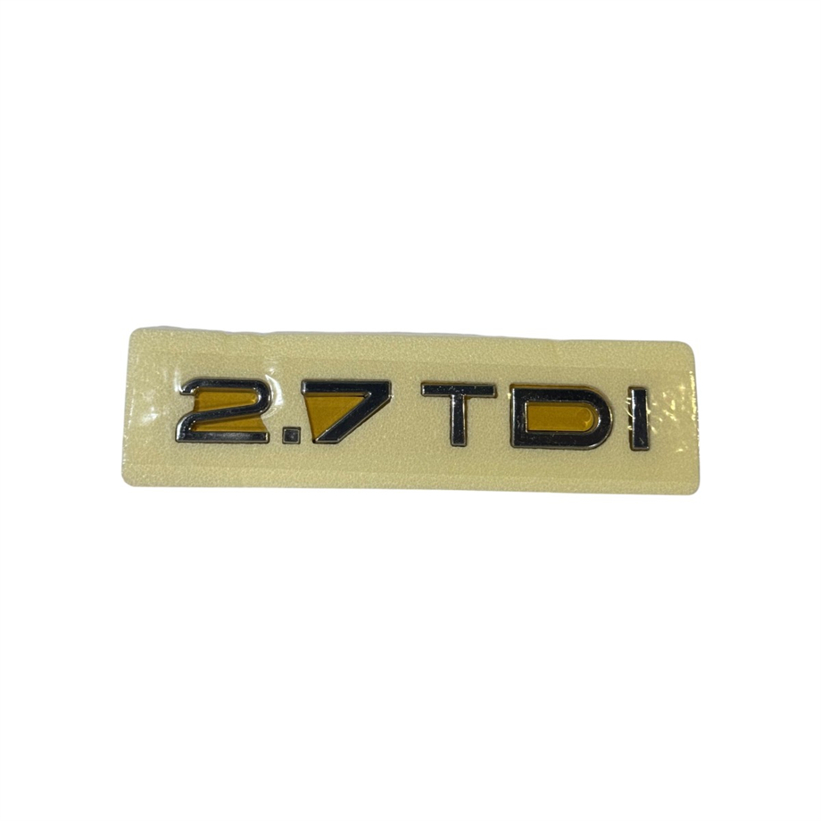 Audı 2.7 TDI Yazı Krom 20mm-140mm Yapıştırma