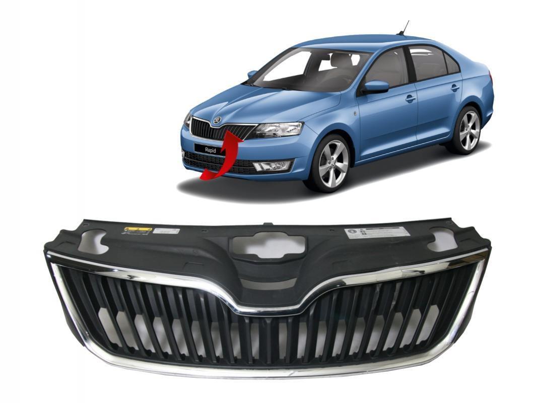 Skoda Rapid Ön Panjur Krom Çerçeve 2013-2018 5JA853668