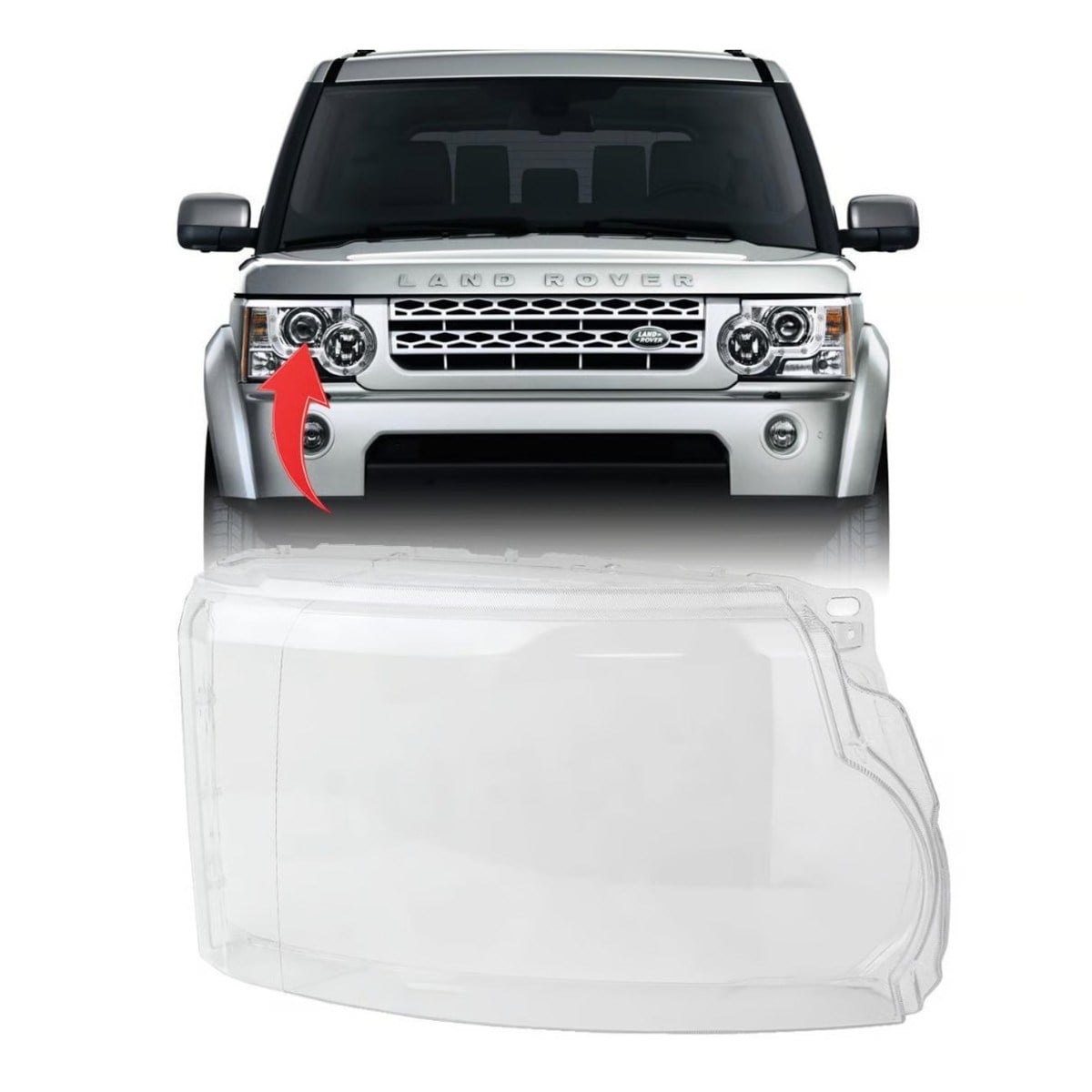 Land Rover Discovery 4 Sağ Far Camı 2010-2016 LR023544X