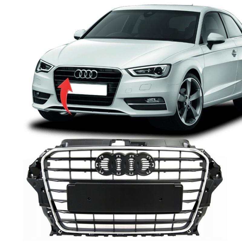 Audi A3 HB Ön Panjur Kromlu Sensörlü 2013-2016 8V3853651