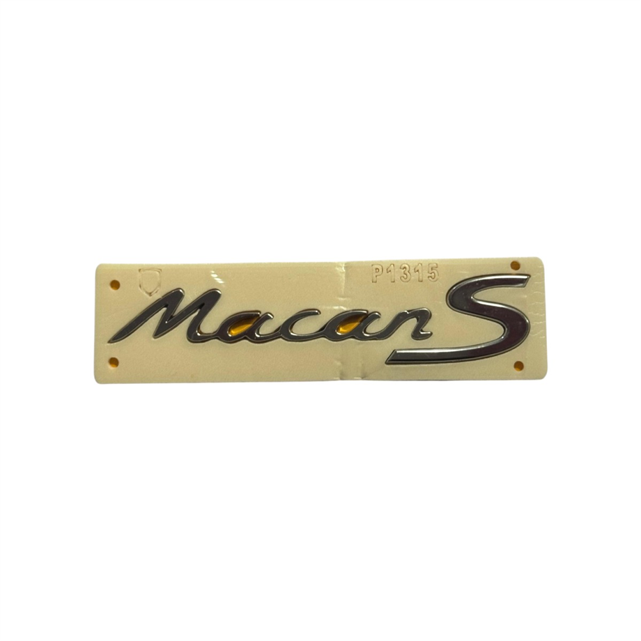 Porsche Macan S Krom Yazı Yapıştırma