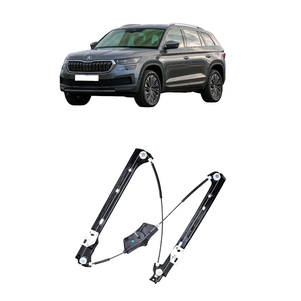 Skoda Kodiaq Kapı Cam Mekanizması Ön Sol 2018-2024 565837461