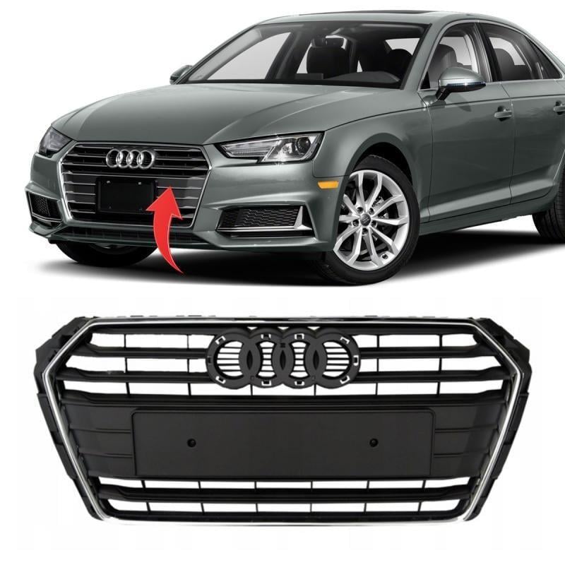 Audi A4 Ön Panjur Mat Siyah Krom Çerçeve 2016-2019 8W0853651