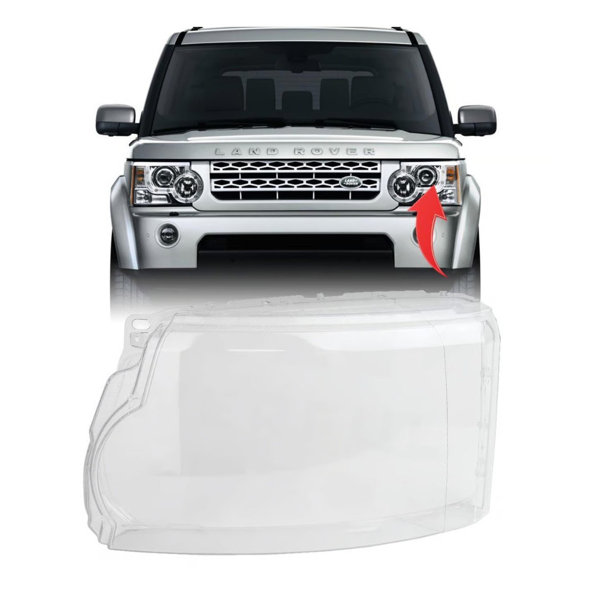 Discovery 4 Sol Far Camı Bixenon 2010-2016 LR013977X