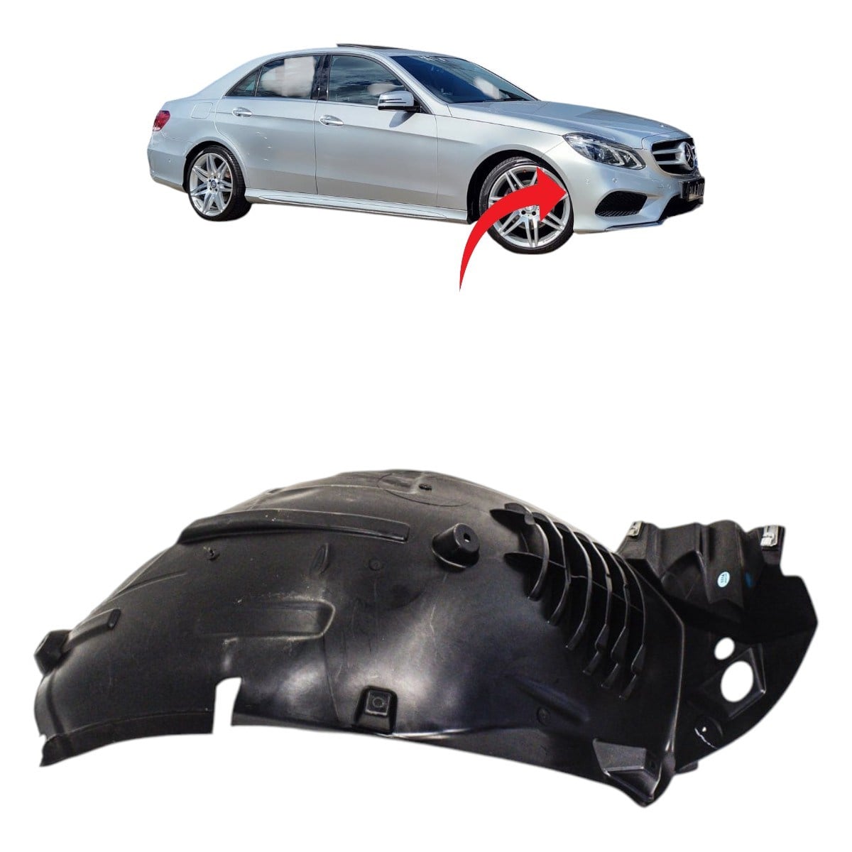 W212 Çamurluk Davlumbazı Önün Önü Sağ 2013-2215 A2126906230