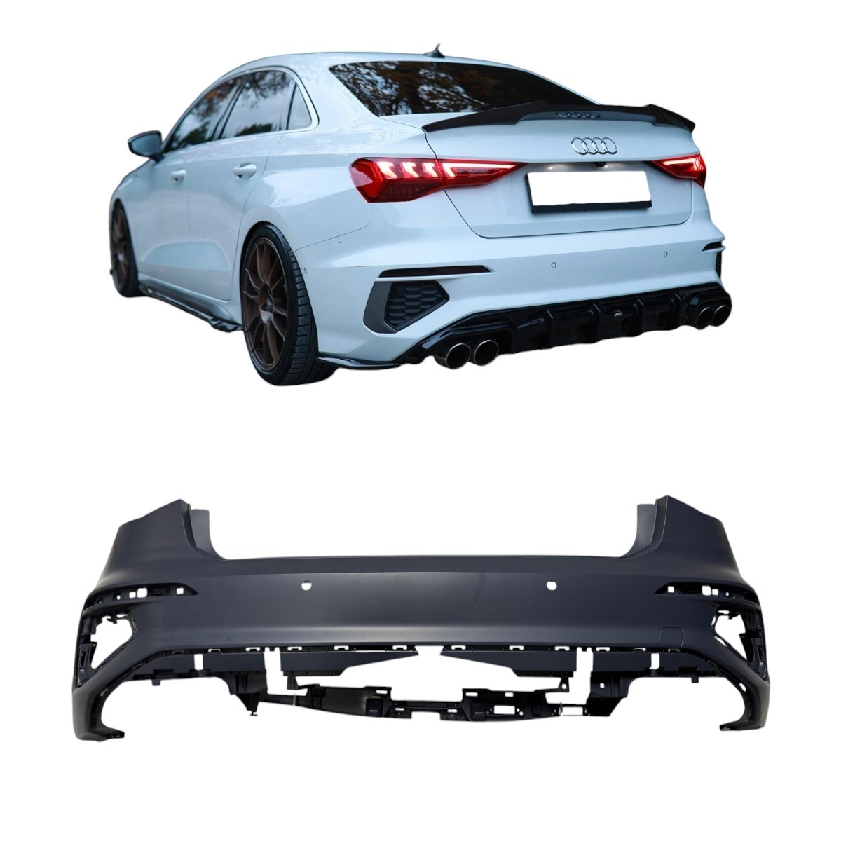Audi A3 Sedan S-Line Arka Tampon 2 Sensörlü 2021-2025 8Y5807067D