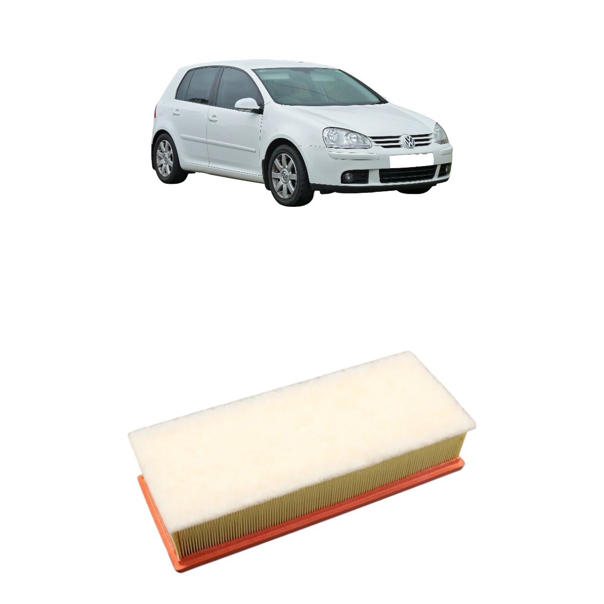 HENGST-Golf5 Hava Filtresi Süngerli 1.6 TDI 2005-2009 1K0129620L