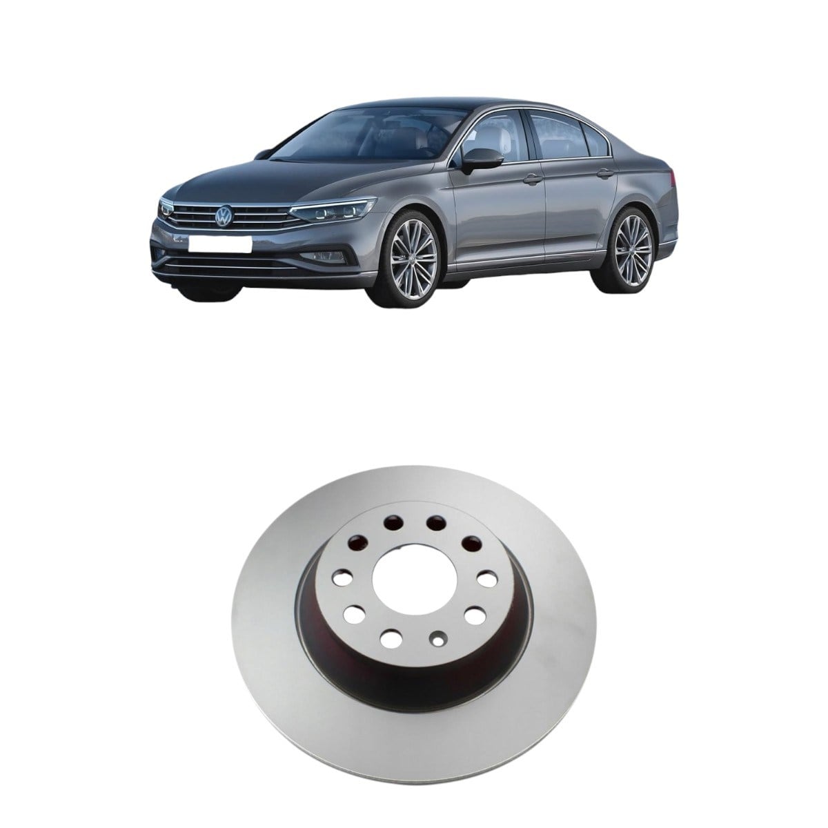 Vw Passat B8 Arka Fren Diski 2015-2020 3Q0615601