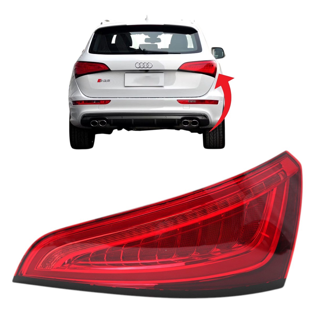 Audi Q5 Sağ Stop Lambası Ledli 2013-2016 8R0945094C