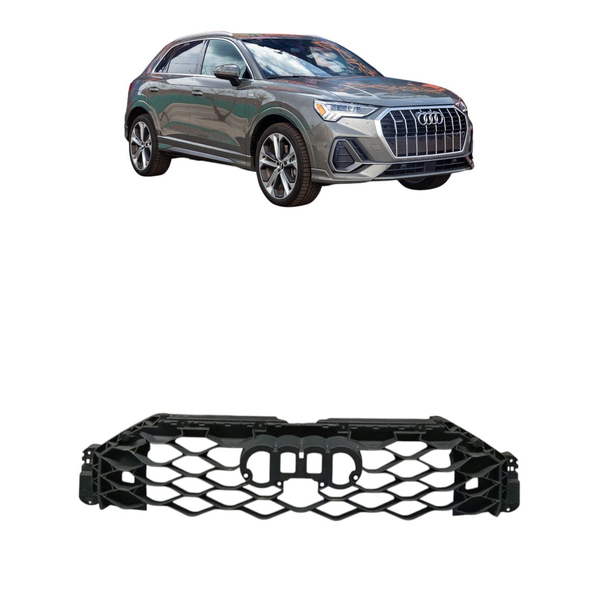 Audi Q3 S-Line Ön Panjur Braketi 2019-2024 83A853692A/83F853692