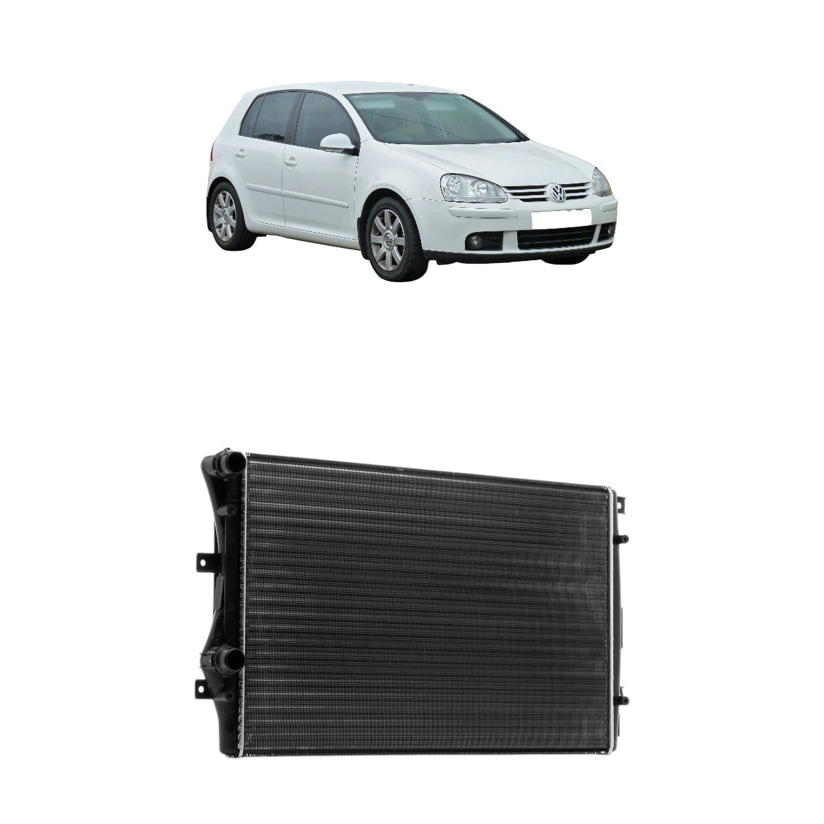 Vw Golf5 Su Radyatörü 1.4TSI CAX 2005-2009 1K0121253BB