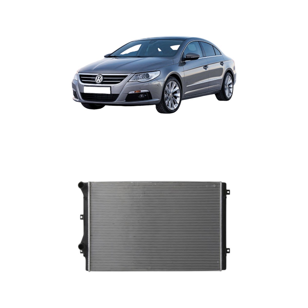 NRF-Vw Passat CC Su Radyatörü 1.8TSI CDAA 2009-2012 1K0121253L