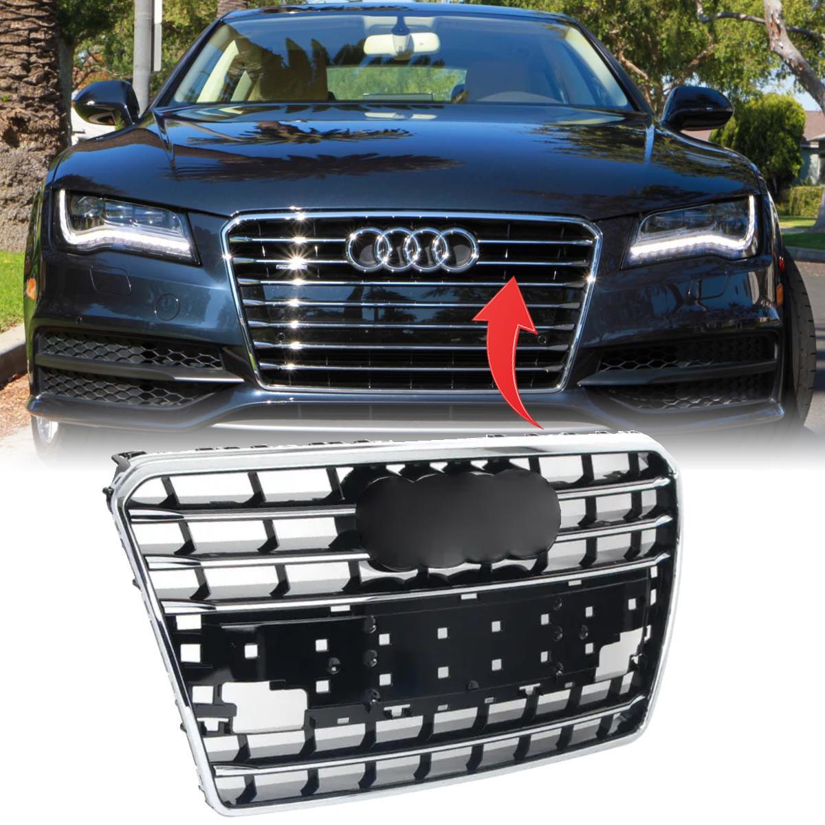 Audi A7 Ön Panjur Kromlu S line 2011-2014 4G8853651D