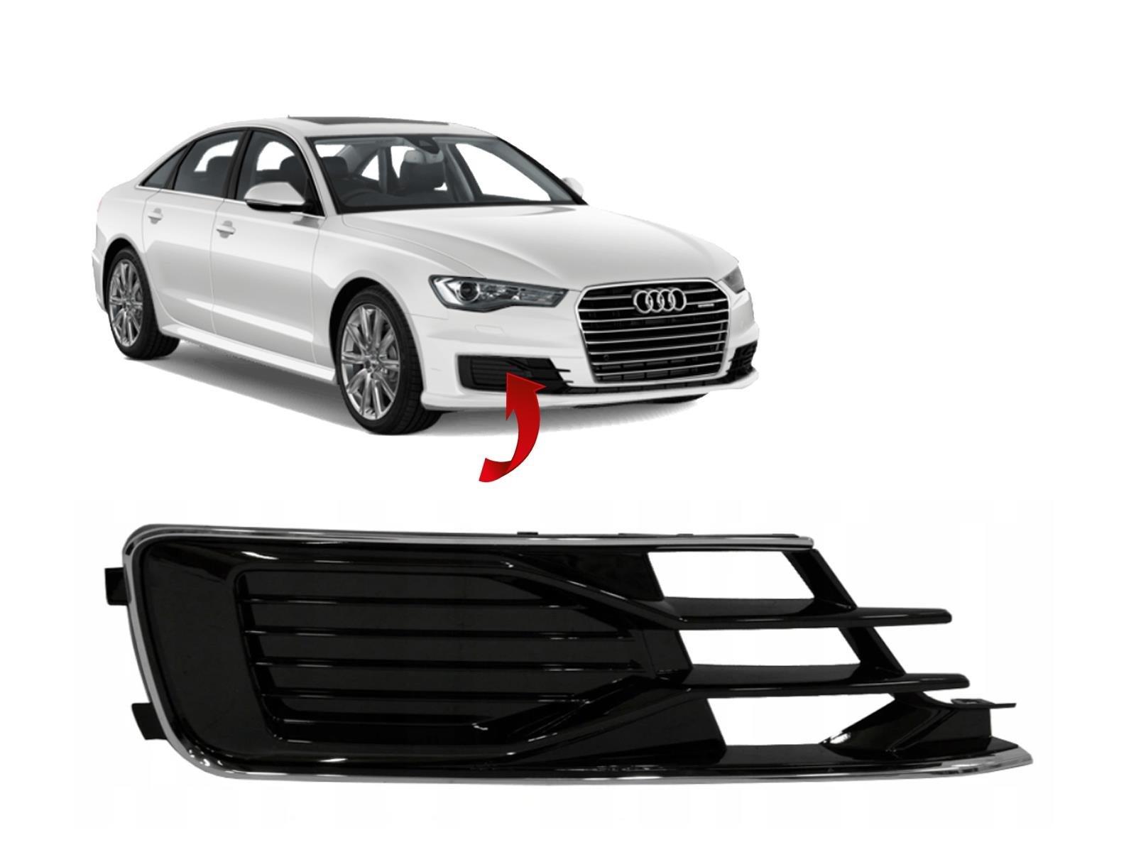 Audi A6 Sağ Sis Kapağı Sissiz Parlak Siyah 2015-2019 4G0807648 T94