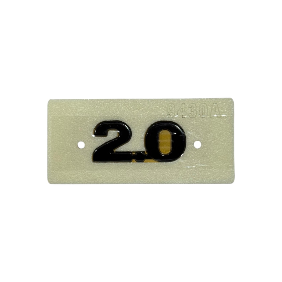 Vw 2.0 Yazı Siyah 25mm-58mm Yapıştırma