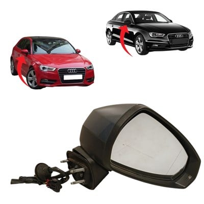 Audi A3 Ayna Komple Sağ 8 Pin 2013-2020 8V1857410F