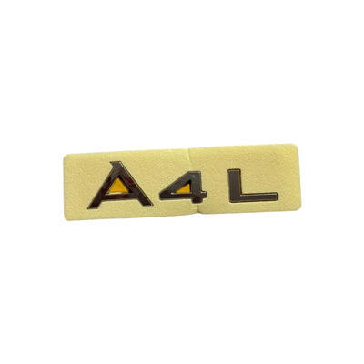 Audi A4L Yazı Krom 34mm-137mm Yapıştırma