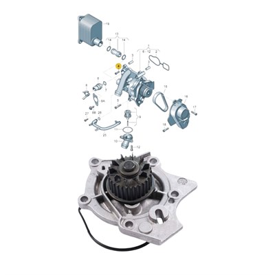 Febi-A4 A5 Devirdaim(Yarım) 1.8-2.0TFSI 2009-2015 06H121026CC