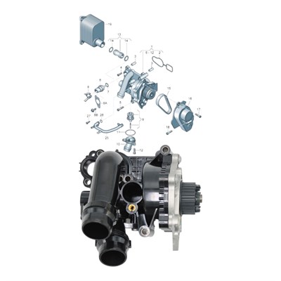 Dayco-A4 A5 Devirdaim(Komple) 1.8-2.0TFSI 2009-2015 06H121026CC