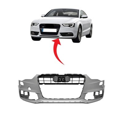 Audi A5 Ön Tampon Far Yıkamalı+Sensörlü 2012-2016 8T0807065F