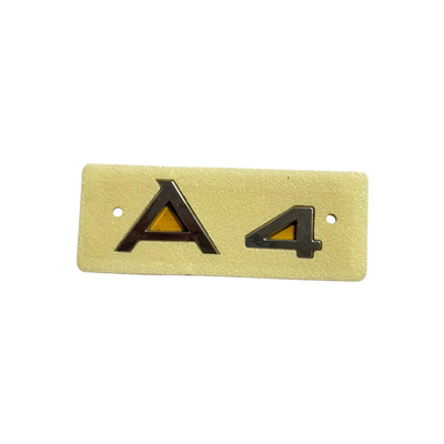Audi A4 Yazı Krom 34mm-92mm Yapıştırma