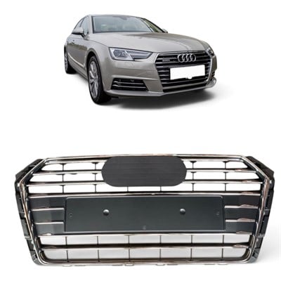 Audi A4 Ön Panjur Full Krom Mat Siyah 2016-2020 8W0853651AB 3FZ