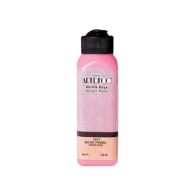 Artdeco Y-070R-3017  Akrilik Boya 140 ml Sıcak Pembe